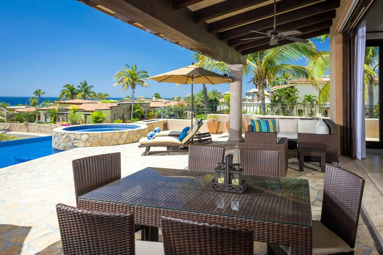 Luxury Condos for Sale in Cabo San Lucas along Medano Beach with swimmable shoreline and marina access